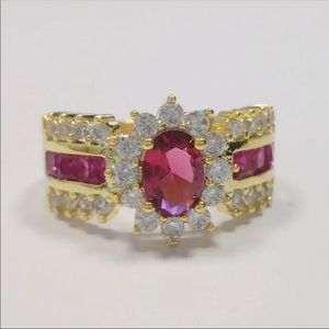 Ruby engagement ring